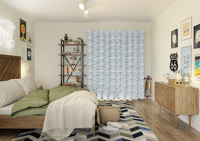 Cloudy Peaks, Icicle - Made to Measure Curtains - Image 15